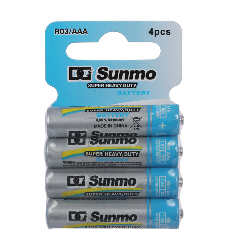 Batería AAA resistente de 1,5 V R03 UM4 (7)